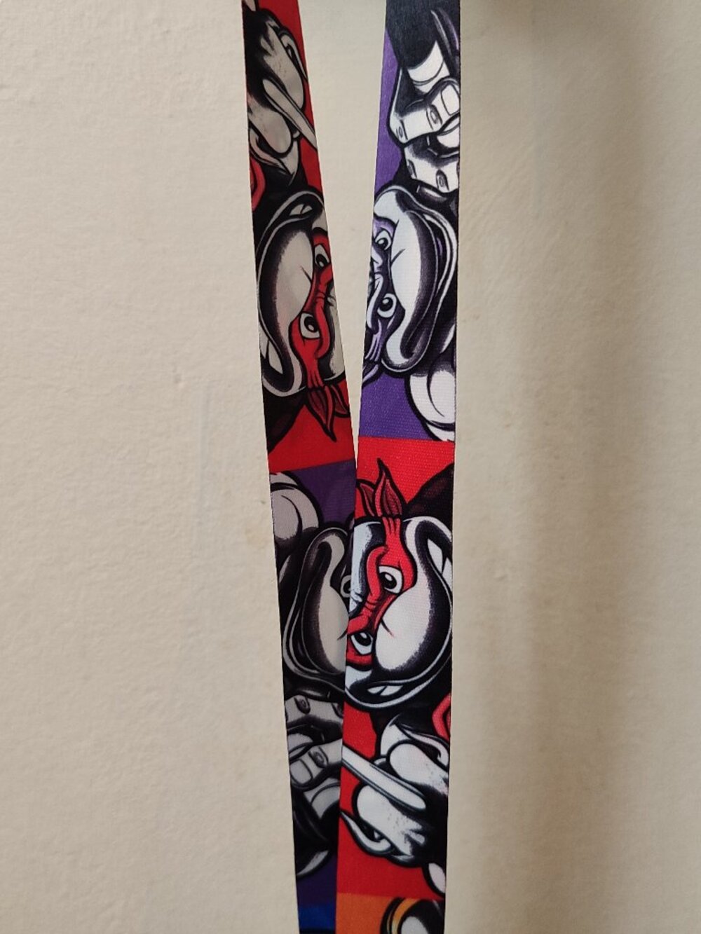 Teenage Mutant Ninja Turtles Cloth Lanyard With Clasp Official TMNT Collectible